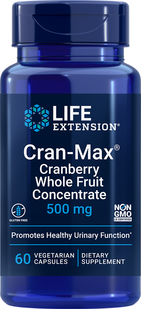 Cran-Max Cranberry Whole Fruit Concentrate, 500mg - 60 vcaps