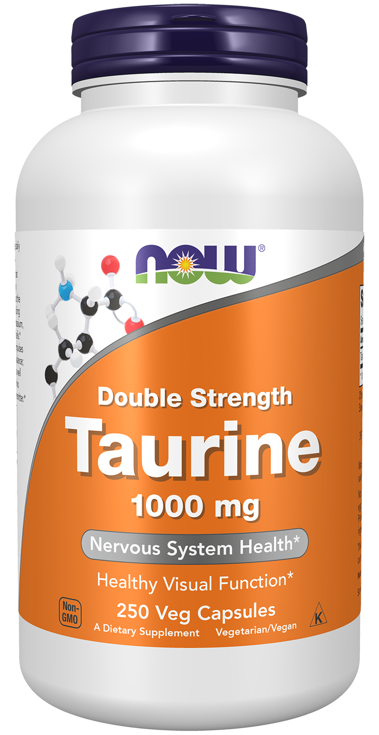 Taurine, 1000mg Double Strength - 250 vcaps