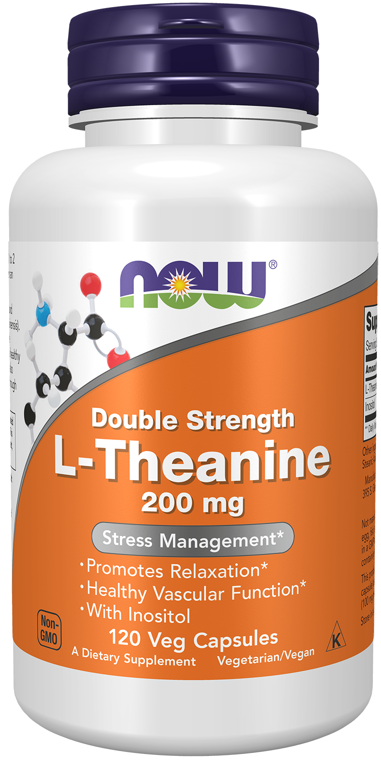 Double Strength L-Theanine, 200mg - 60 vcaps