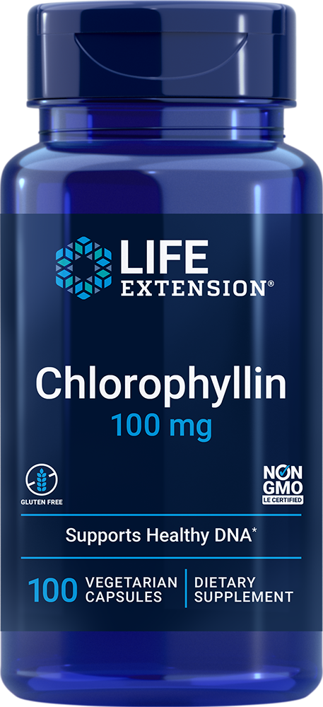 Chlorophyllin, 100mg - 100 vcaps