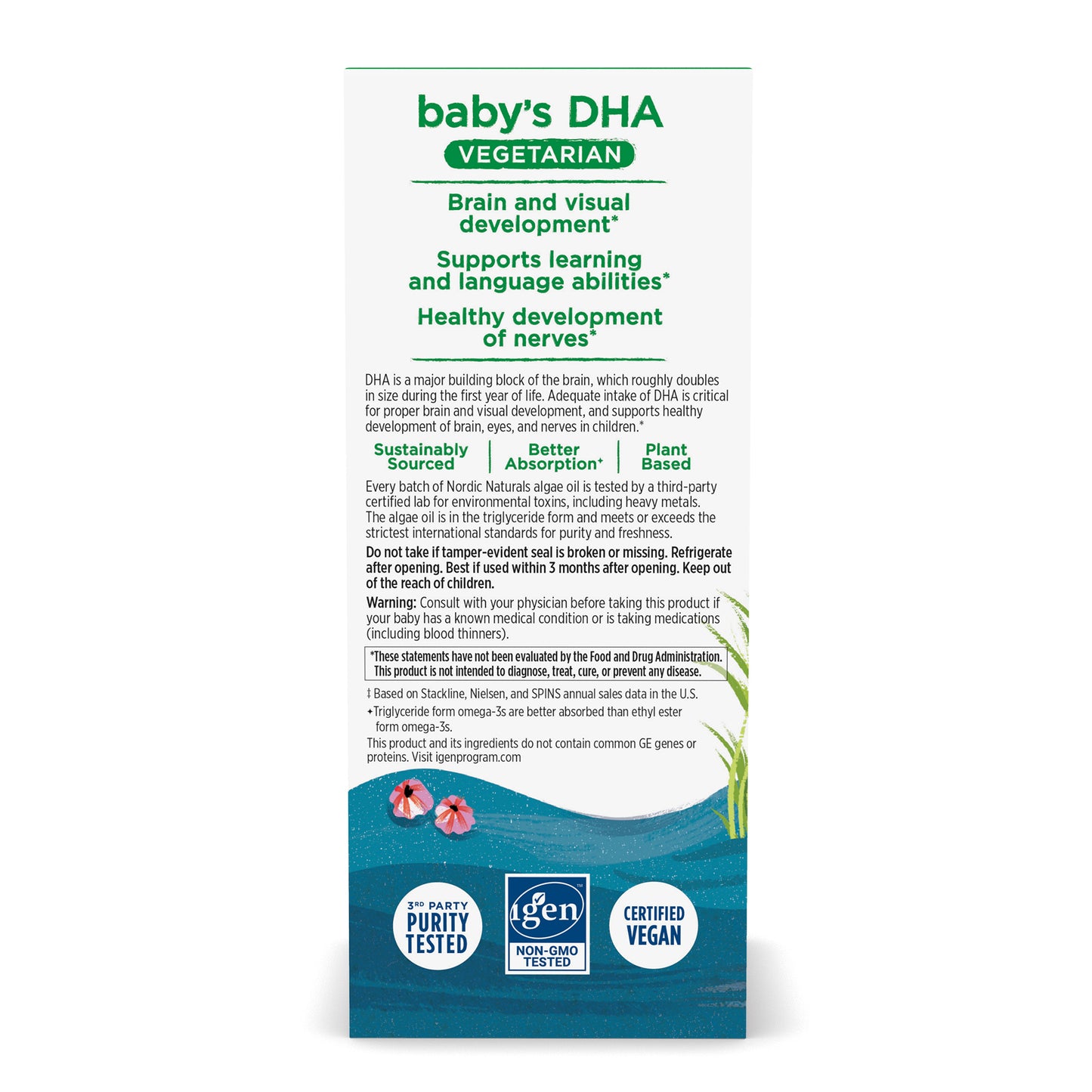 Baby's DHA Vegetarian, 1050mg - 30 ml.