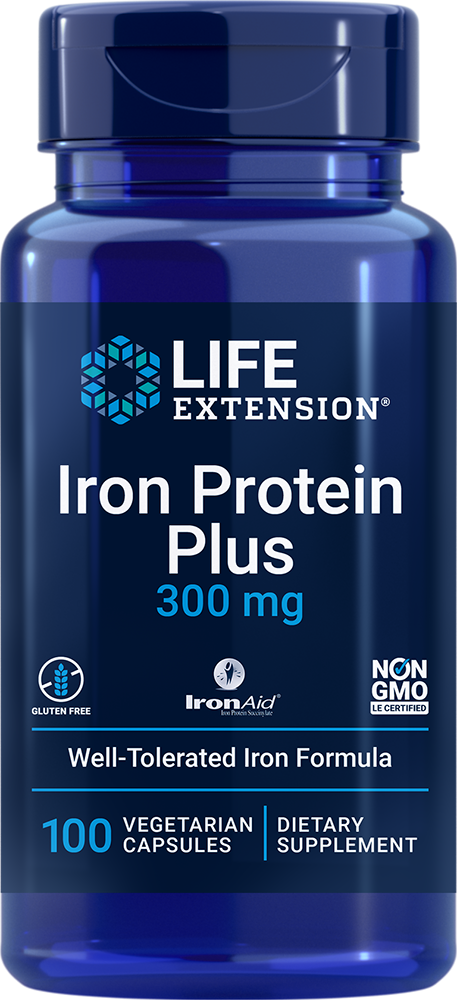 Iron Protein Plus, 300mg - 100 vcaps