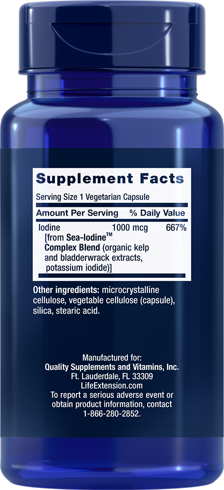 Sea Iodine, 1000mcg - 60 vcaps