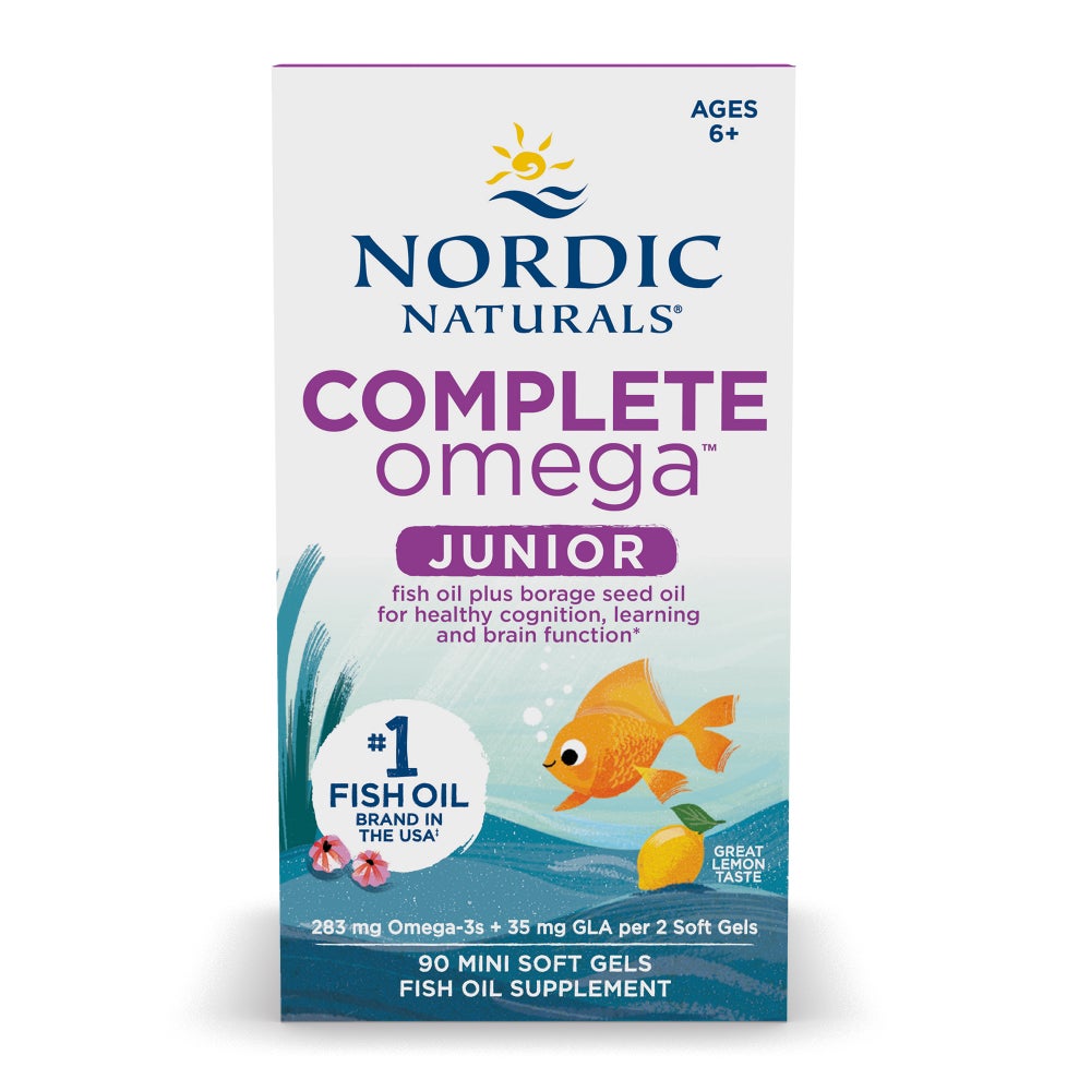 Nordic Naturals Complete Omega Junior, 283mg Lemon - 90 mini softgels - image 5
