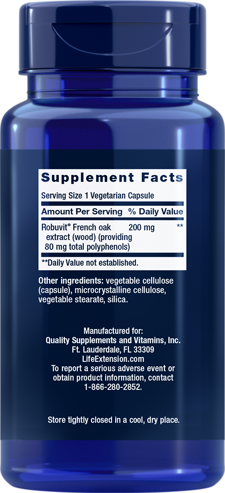 Pycnogenol French Maritime Pine Bark Extract, 100mg - 60 vcaps
