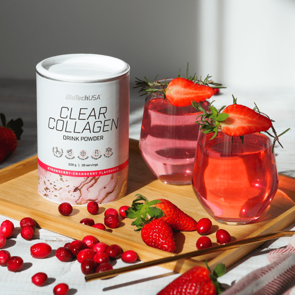 Clear Collagen, Strawberry-Cranberry - 308g