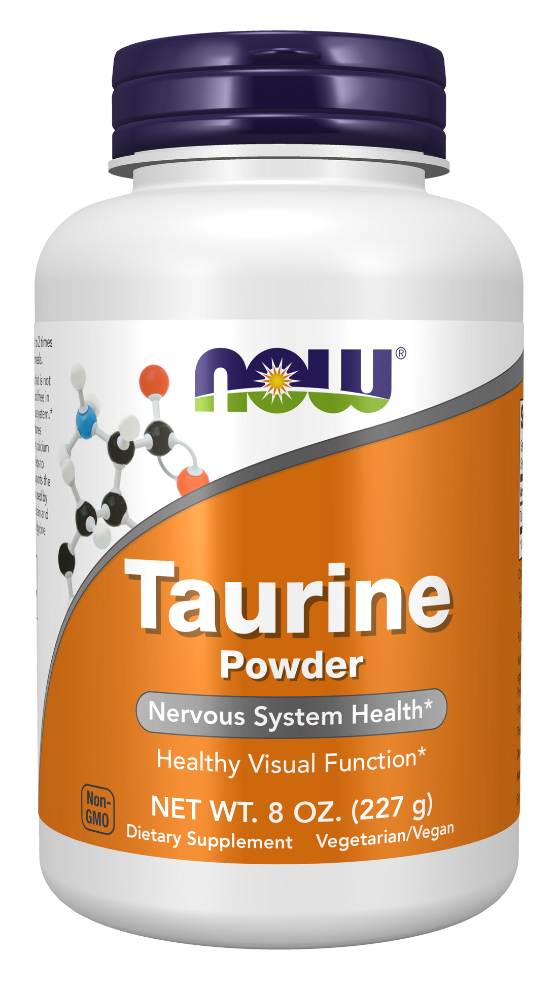 NOW Foods Taurine, Pure Powder - 227g - image 2
