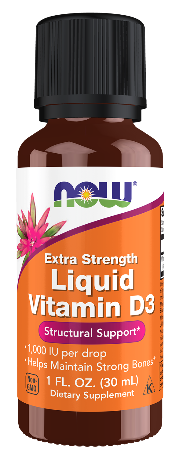 Vitamin D-3 Liquid, 1000 IU (Extra Strength) - 30 ml.