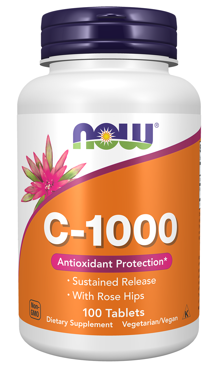 Vitamin C-1000 with Rose Hips - Sustained Release - 100 tabs