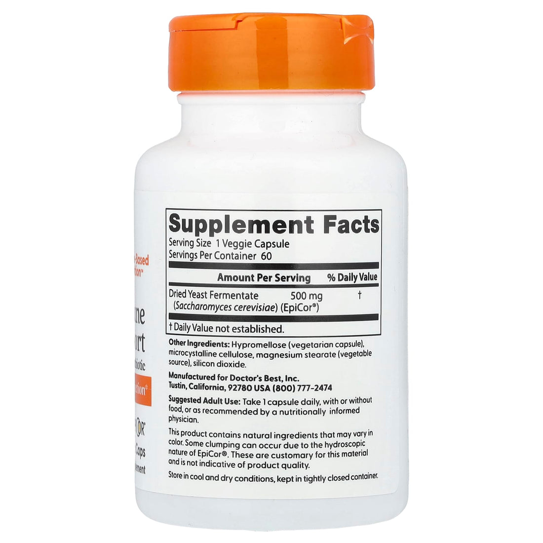 Doctor's Best Immune Support Postbiotic, 500mg - 60 vcaps - image 2