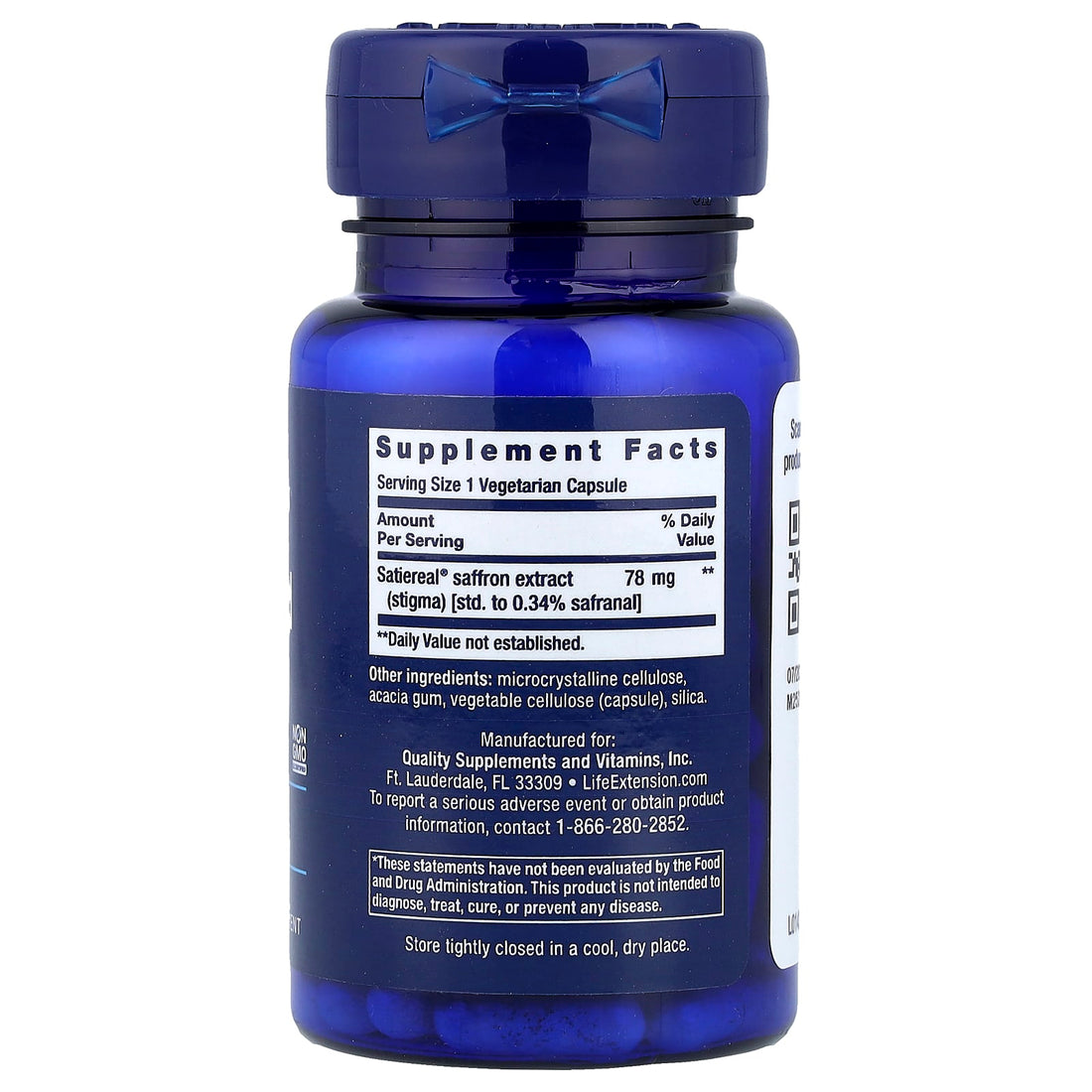 Life Extension Optimized Saffron - 60 vcaps - image 2