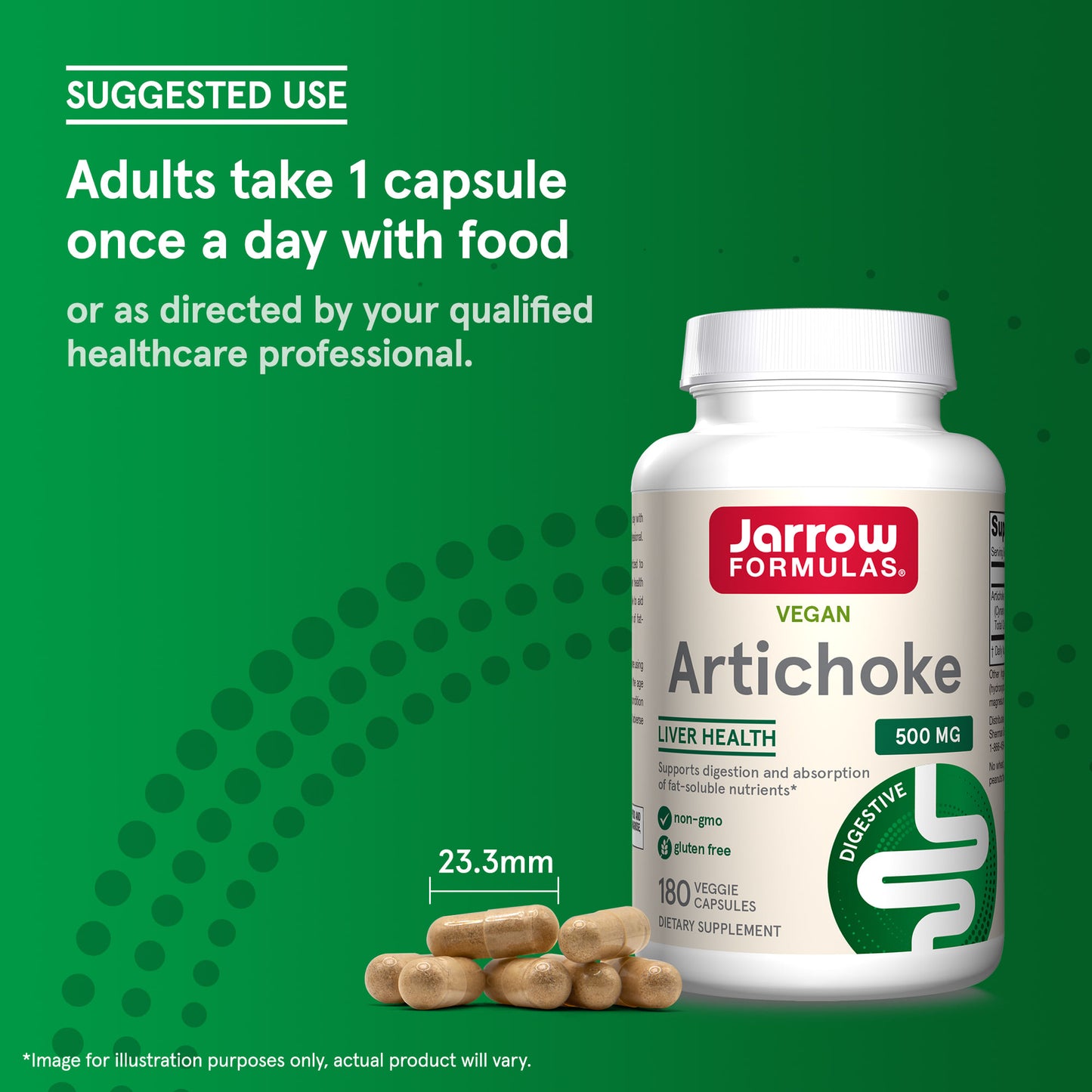 Artichoke, 500mg - 180 vcaps