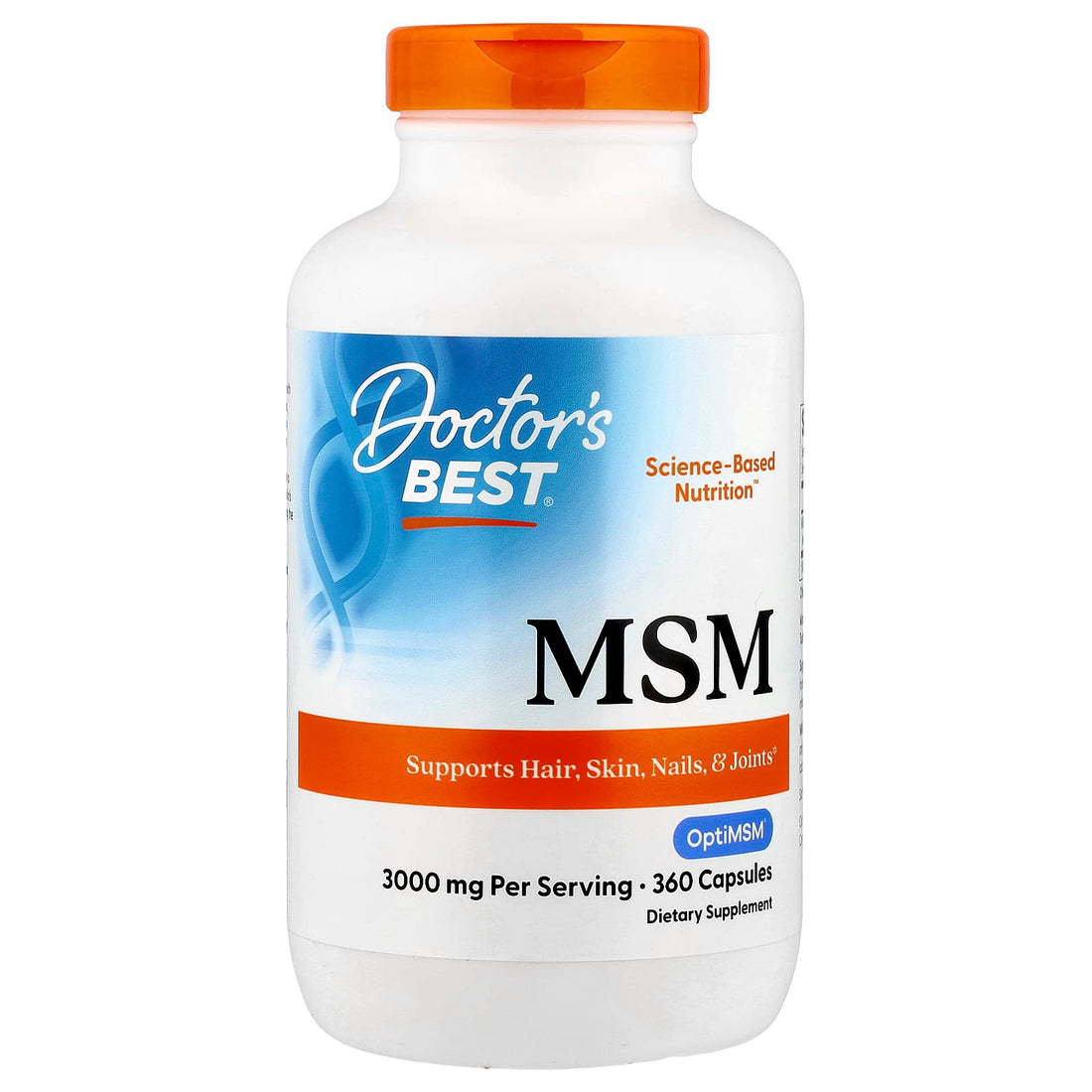 Doctor's Best MSM with OptiMSM, 3000mg - 360 caps - image 6