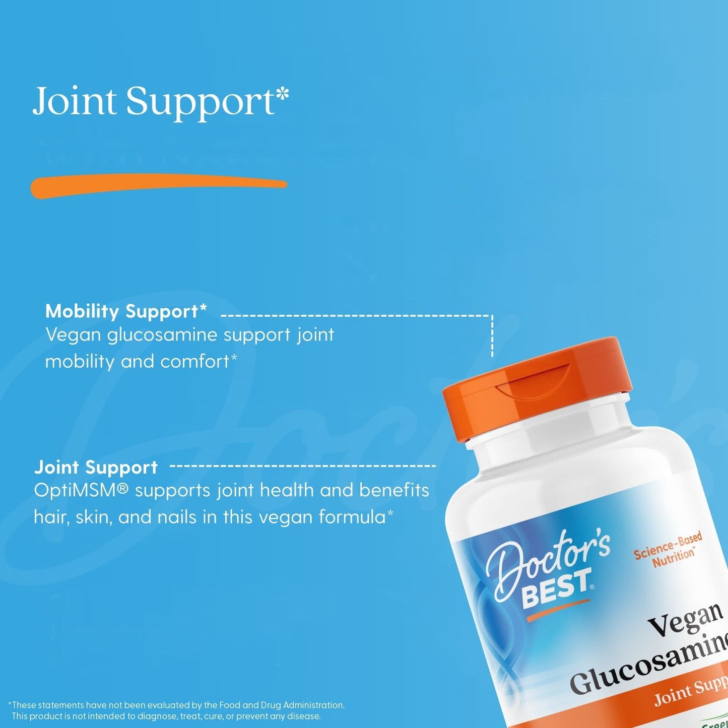 Vegan Glucosamine with GreenGrown, 1500mg - 180 vcaps