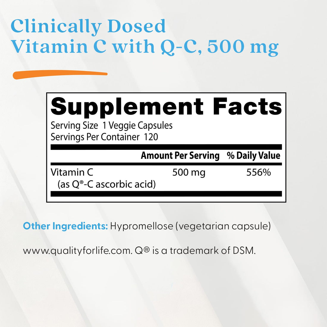 Doctor's Best Vitamin C, 500mg - 120 vcaps - image 4