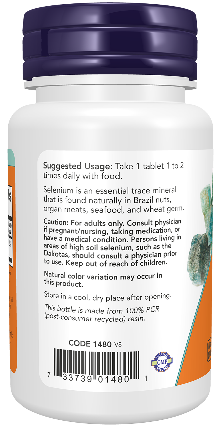 Selenium, 100mcg - 100 tabs