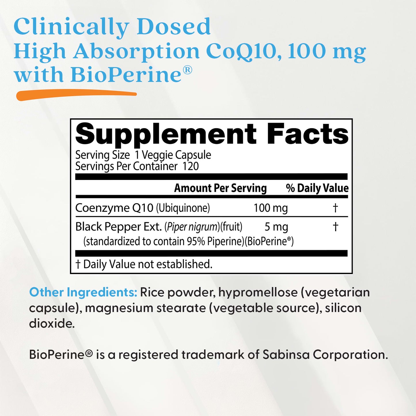 High Absorption CoQ10 with BioPerine, 400mg - 60 vcaps