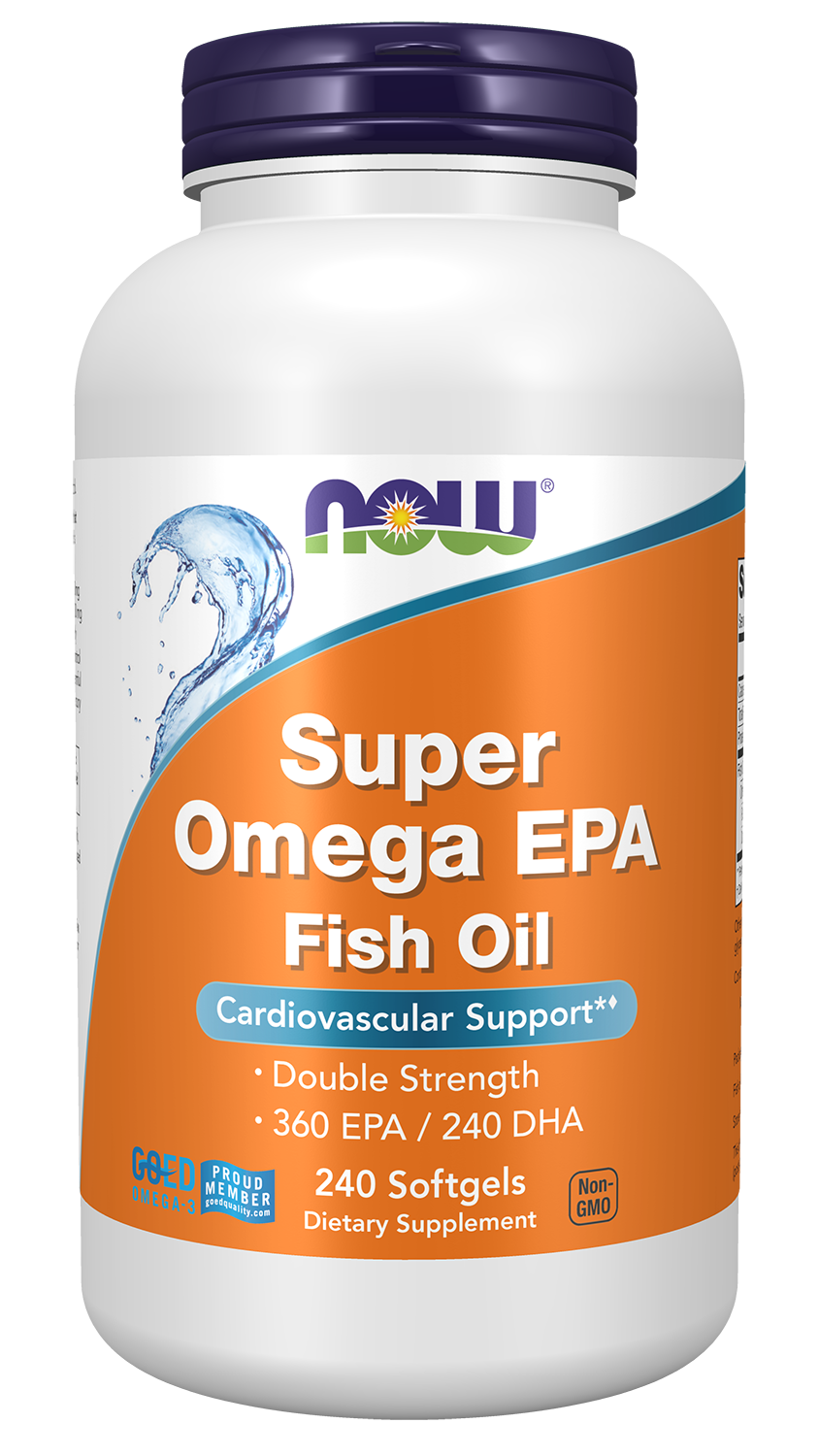 Super Omega EPA Molecularly Distilled - 240 softgels