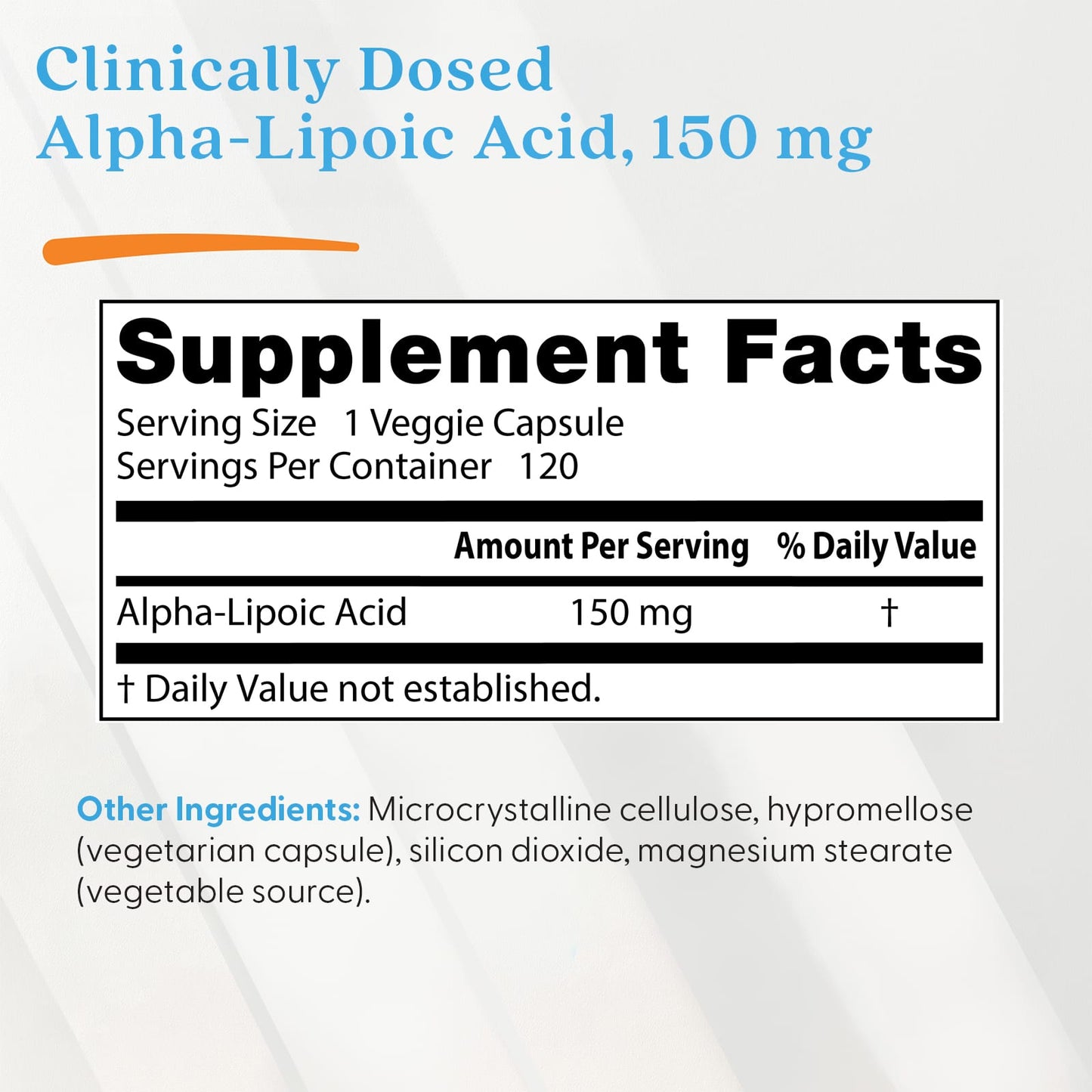 Alpha-Lipoic Acid, 150mg - 120 vcaps