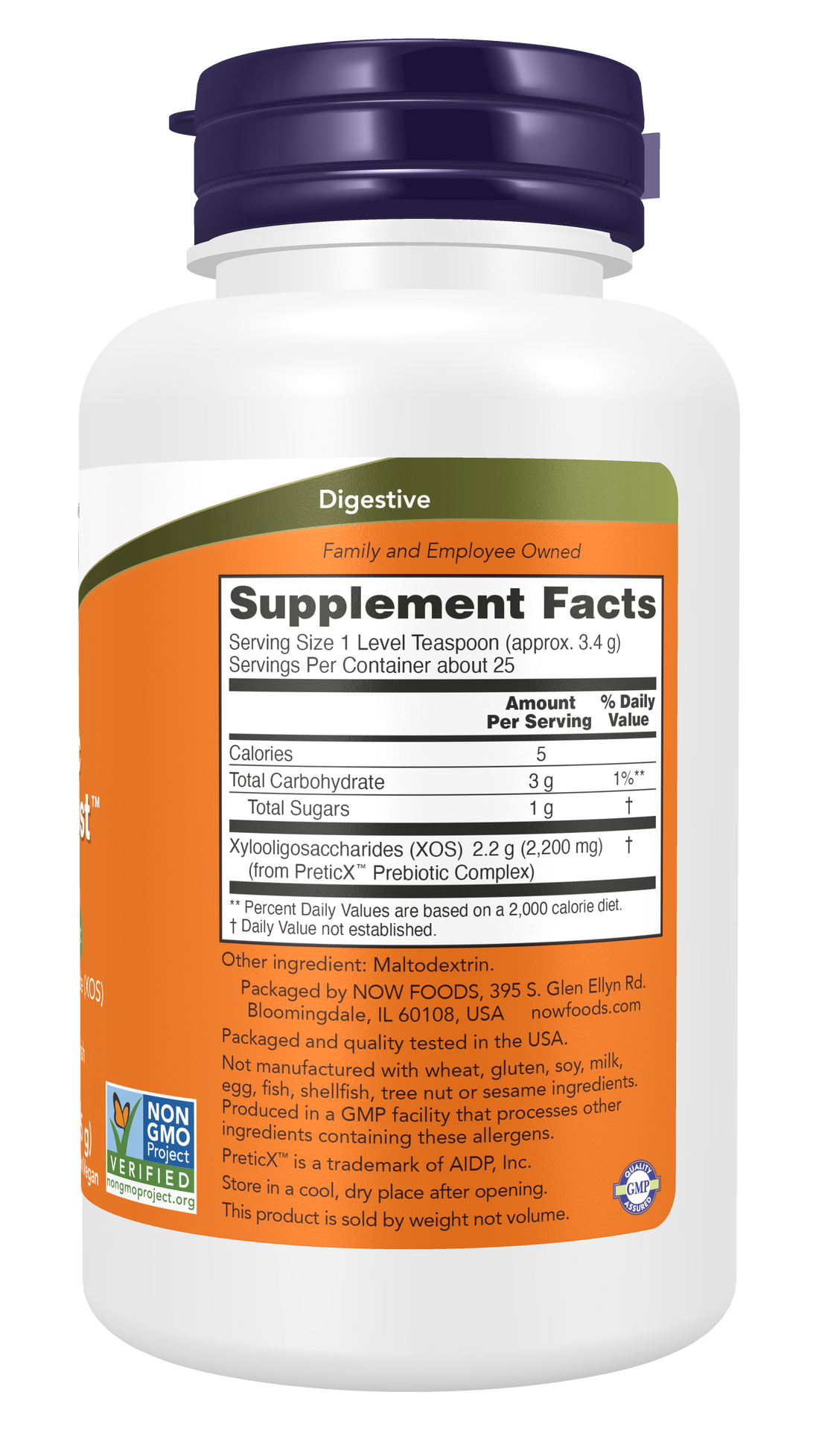 NOW Foods Prebiotic Bifido Boost Powder - 85g - image 3