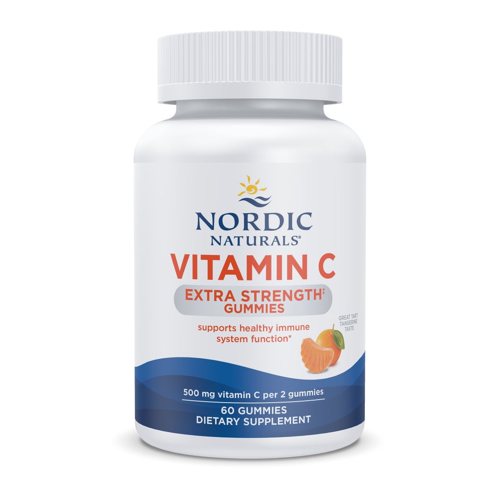 Nordic Naturals Vitamin C Extra Strength Gummies, Tangerine - 60 gummies - image 2