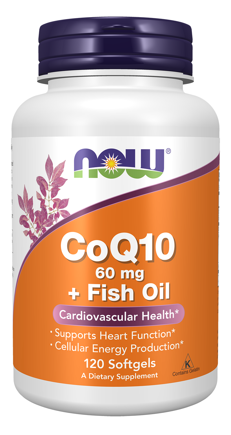 CoQ10 with Omega-3, 60mg - 60 softgels