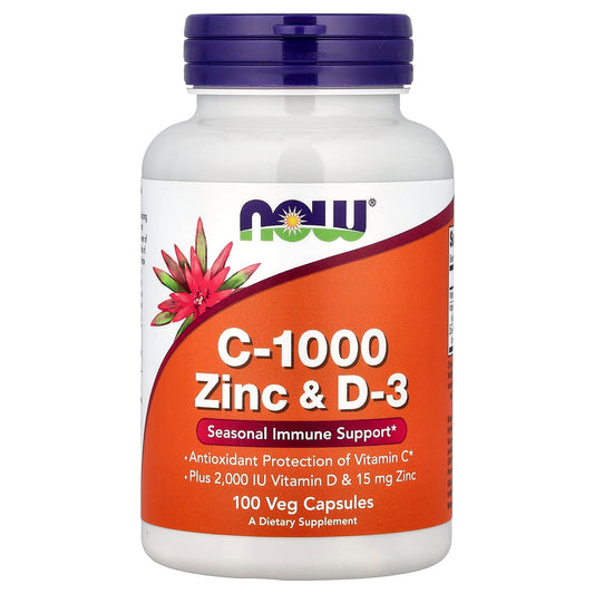 C-1000 Zinc & D-3 - 100 vcaps
