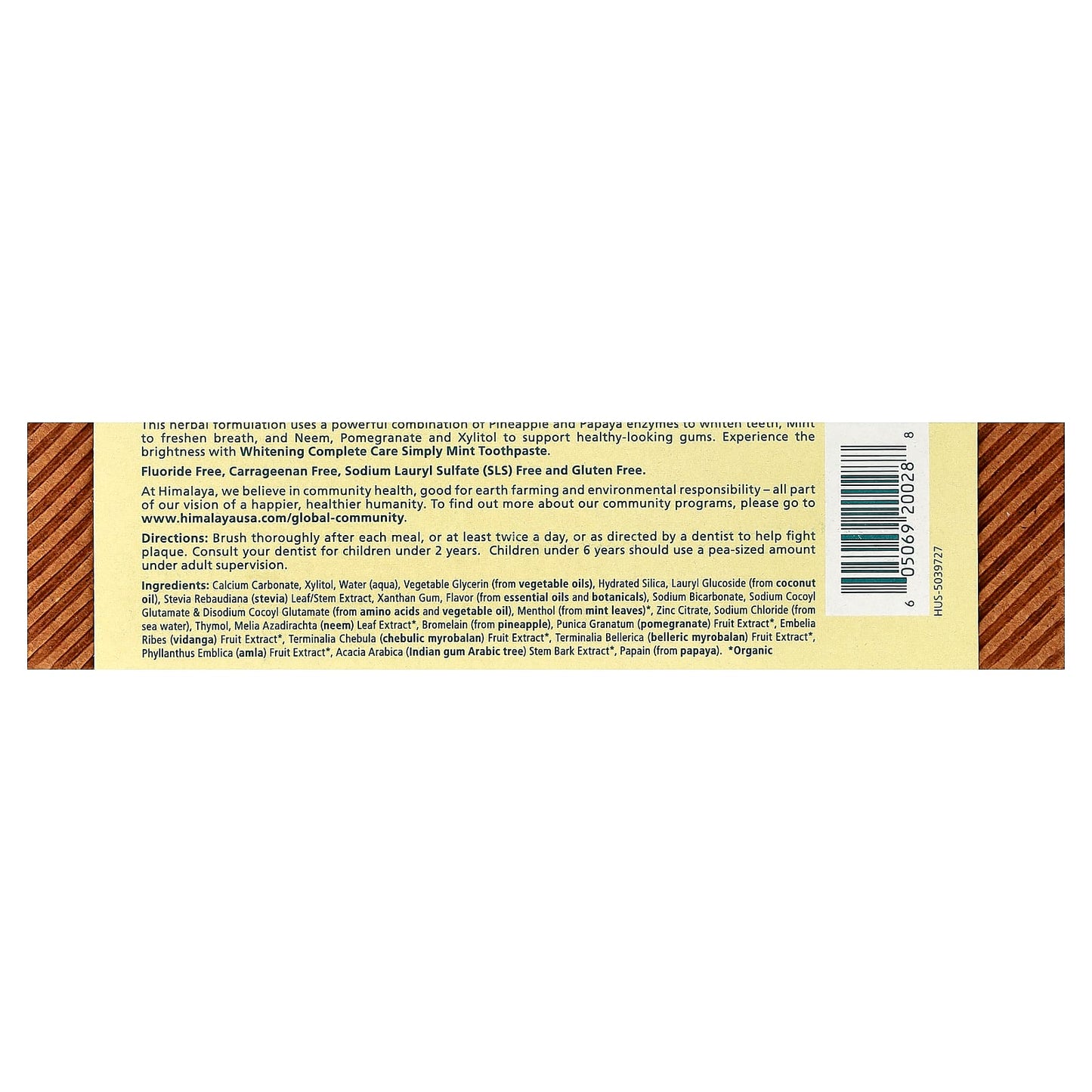 Whitening Complete Care Mint Toothpaste