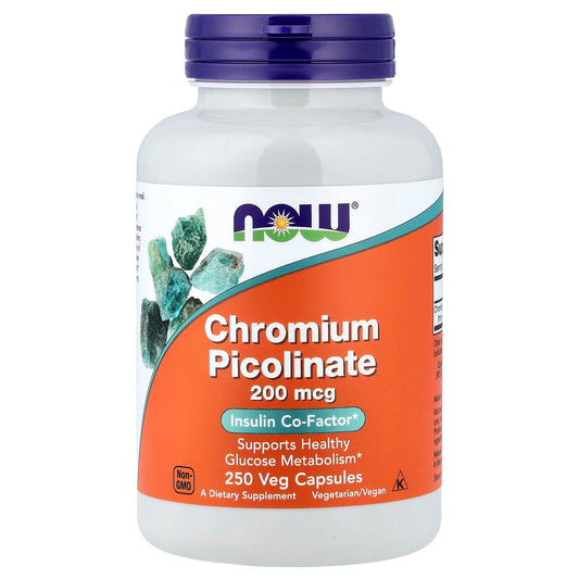 Chromium Picolinate, 200mcg - 100 vcaps