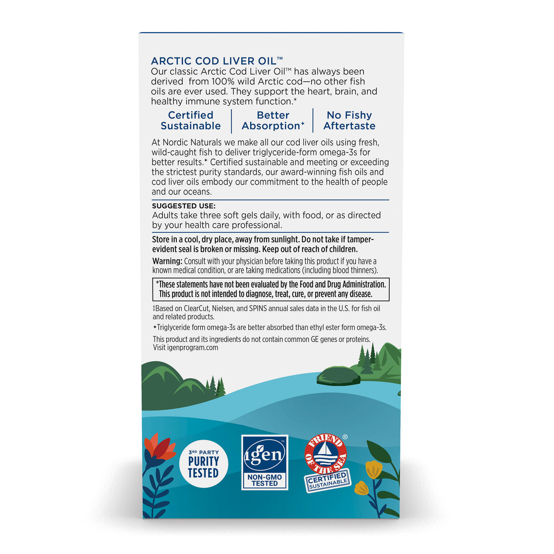 Nordic Naturals Arctic Cod Liver Oil, 1060mg Orange - 473 ml - image 10