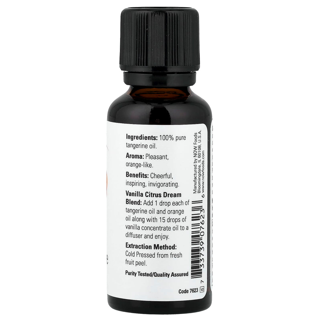 NOW Foods Essential Oil, Tangerine Oil - 30 ml - image 3