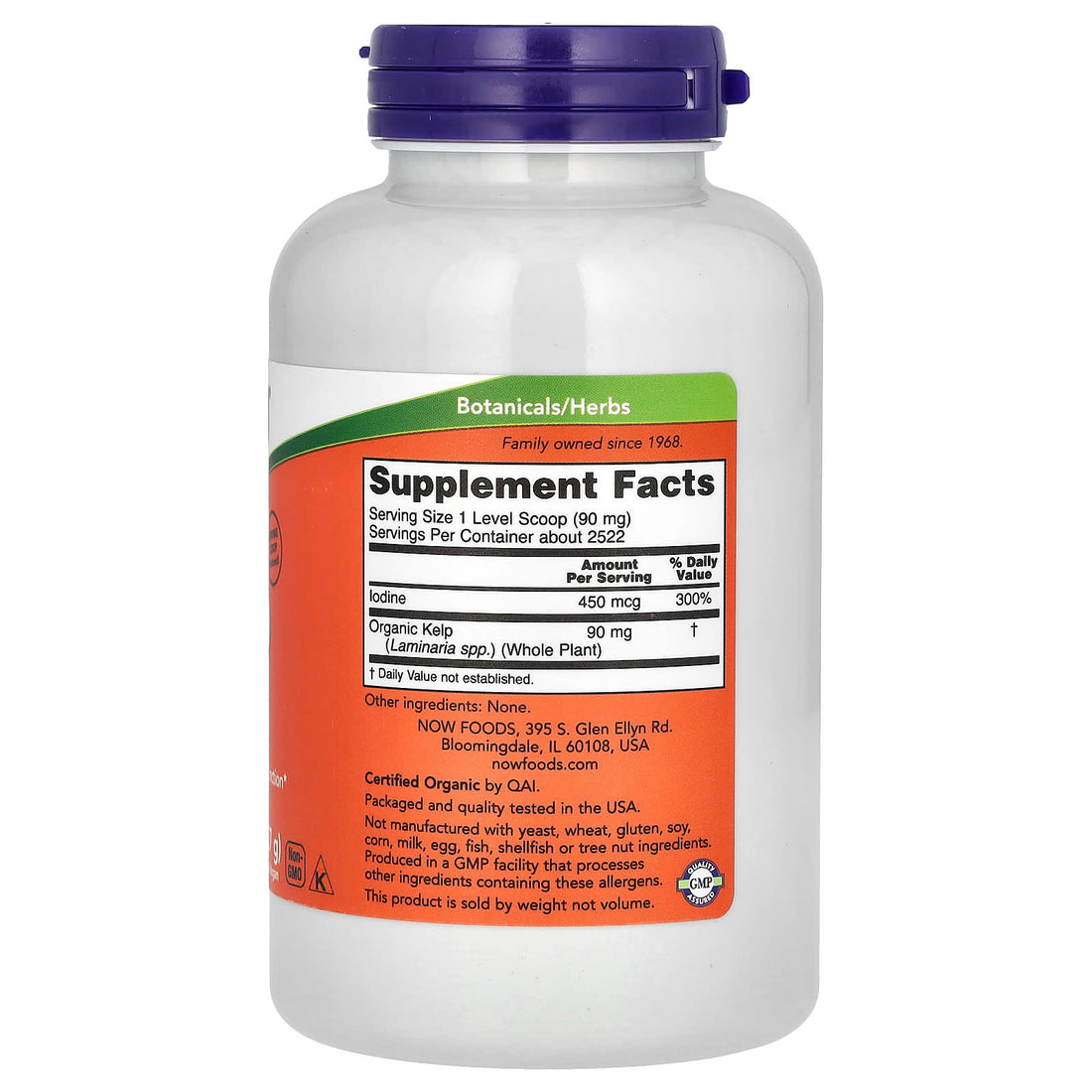 NOW Foods Kelp, Pure Powder - 227g - image 3