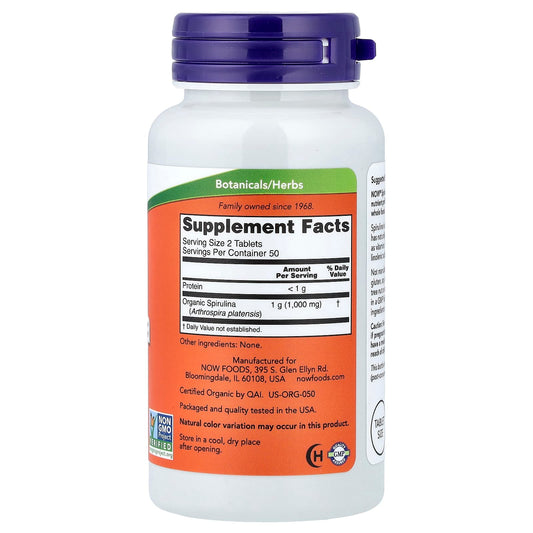 Spirulina, 500mg - 100 tabs