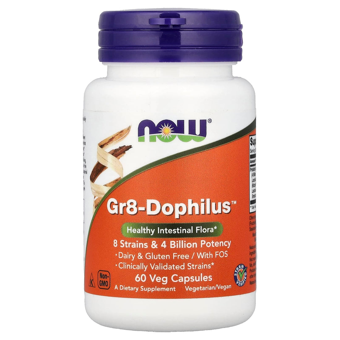 NOW Foods Gr8-Dophilus - 120 vcaps