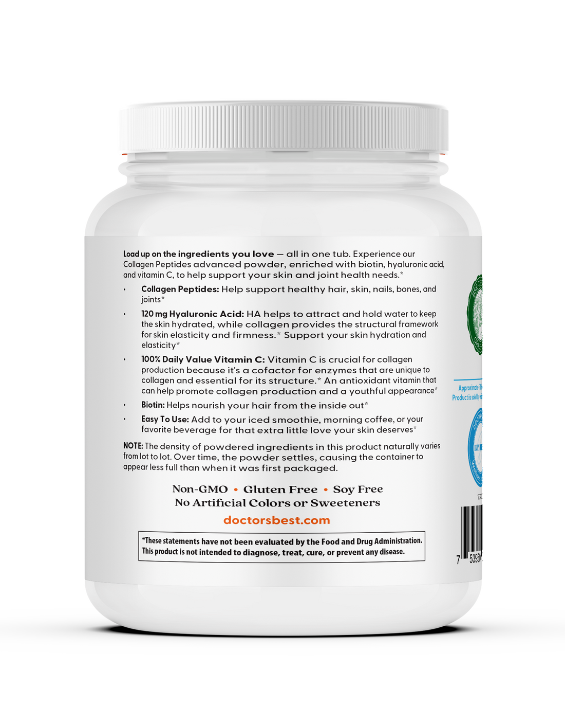 Doctor's Best Pure Collagen Peptides - 417g - image 4