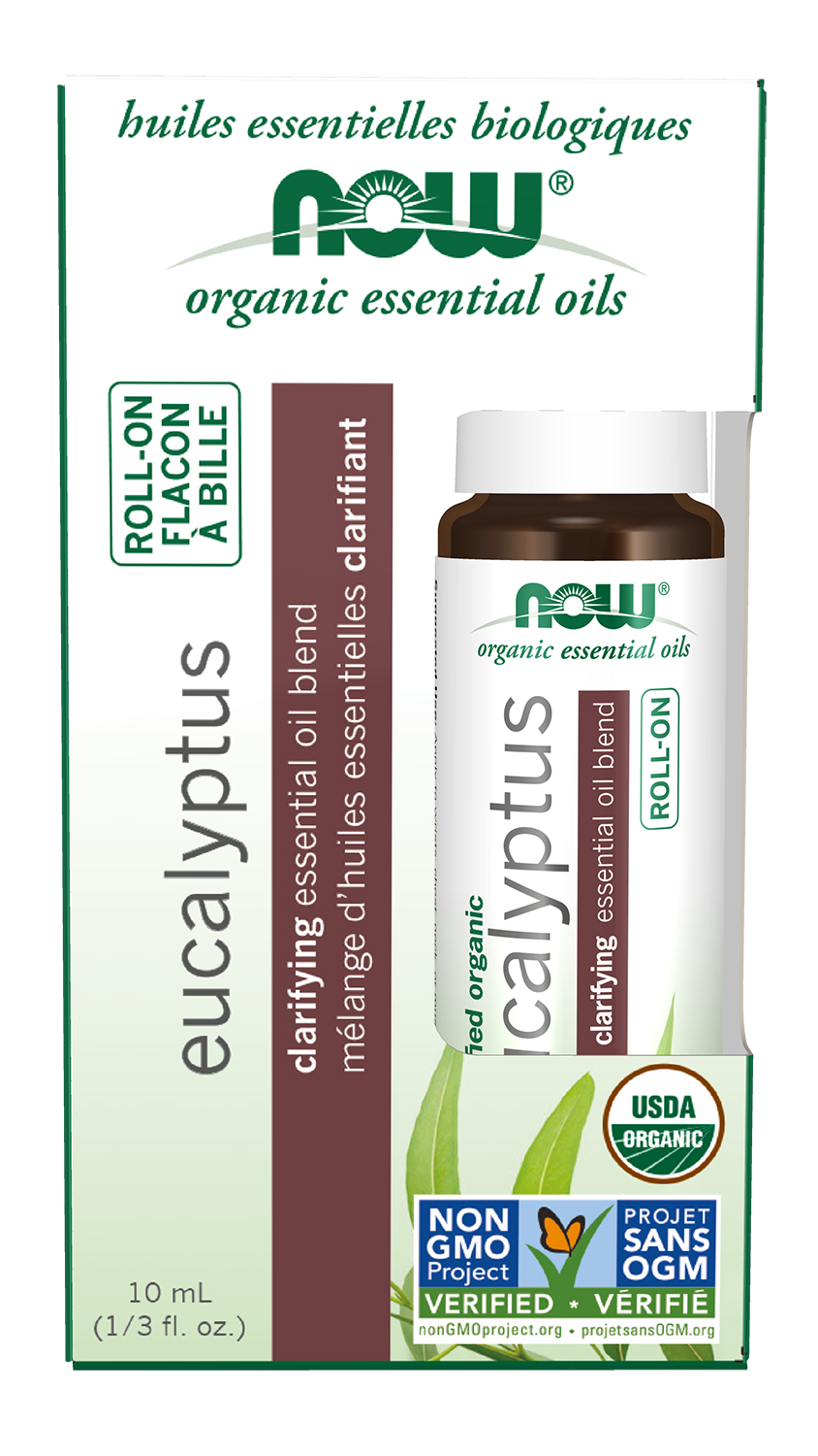 Essential Oil Roll-On, Eucalyptus - 10 ml.