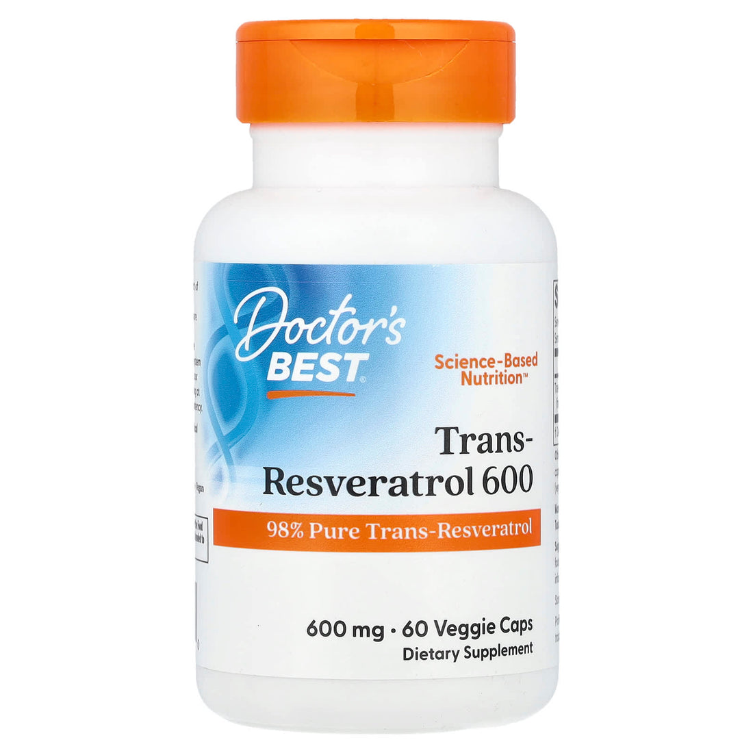 Doctor's Best Trans-Resveratrol 100, 100mg - 60 vcaps