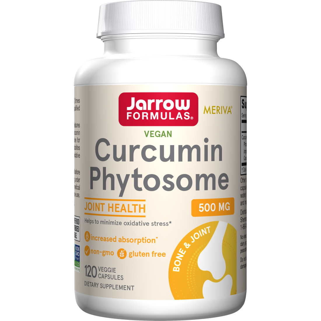Jarrow Formulas Curcumin Phytosome (Meriva), 500mg - 60 vcaps - image 2