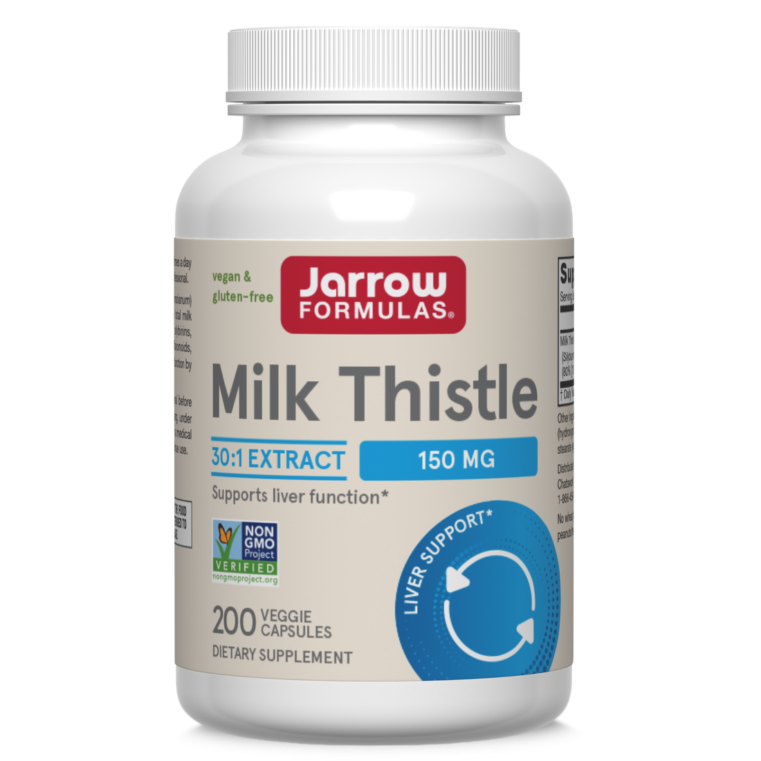 Jarrow Formulas Milk Thistle, 150mg - 100 vcaps