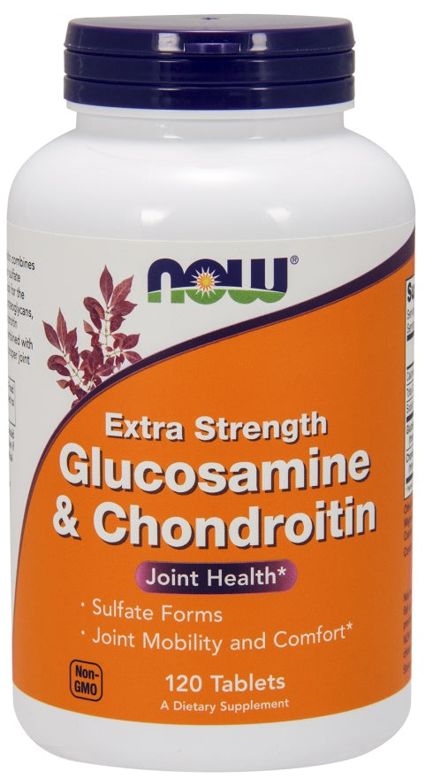 NOW Foods Glucosamine & Chondroitin Extra Strength - 120 tabs - image 2