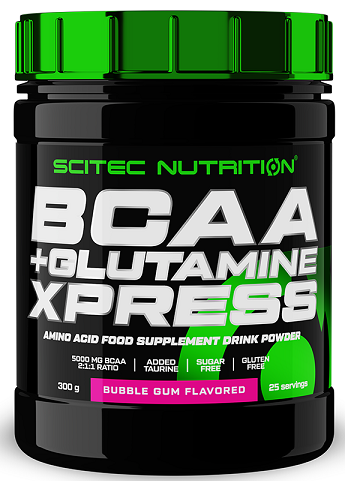 BCAA + Glutamine XPress, Bubble Gum - 300g - SciTec