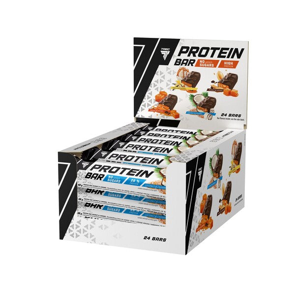 Trec Nutrition Protein Bar, Nougat & Caramel - 24 x 46g
