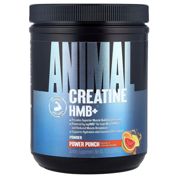 Creatine HMB+, Power Punch - 342g - Animal