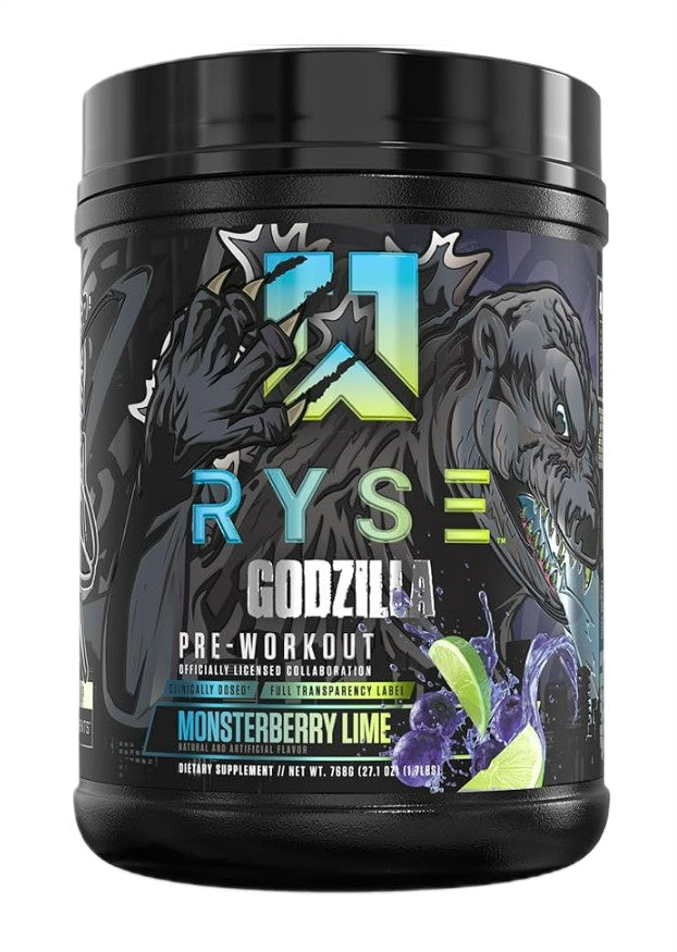 Godzilla Pre-Workout, Monsterberry Lime - 768g - RYSE
