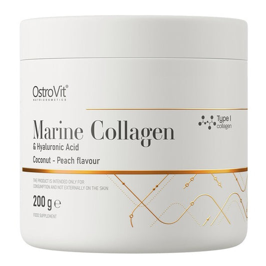 Marine Collagen & Hyaluronic Acid, Coconut Peach - 200g