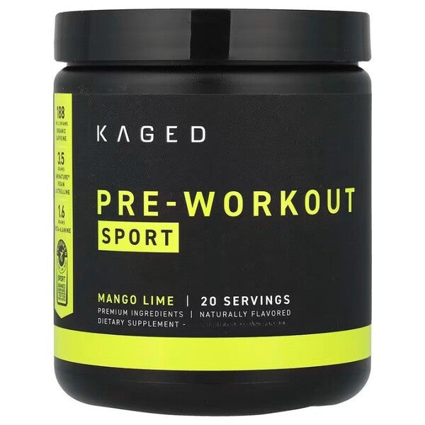 Kaged Muscle Pre-Workout Sport, Mango Lime - 259g - image 2
