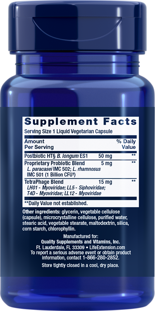 Florassist GI with Phage Technology - 30 liquid vcaps