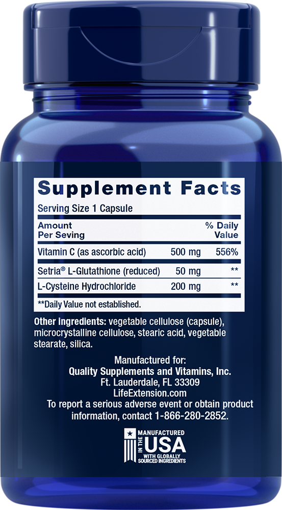 Glutathione, Cysteine & C - 100 caps