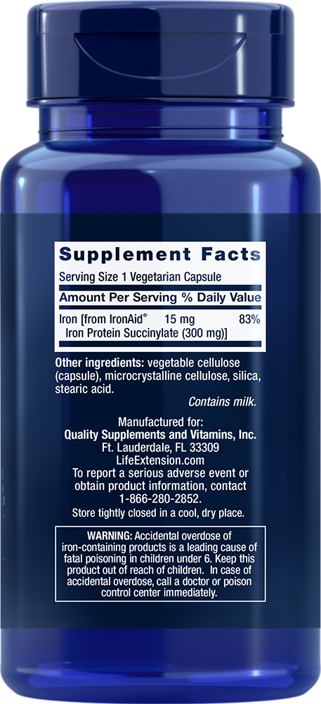 Iron Protein Plus, 300mg - 100 vcaps