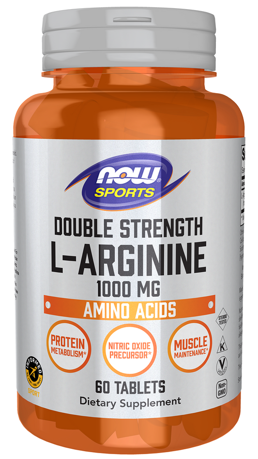 L-Arginine, 1000mg - 180 tablets